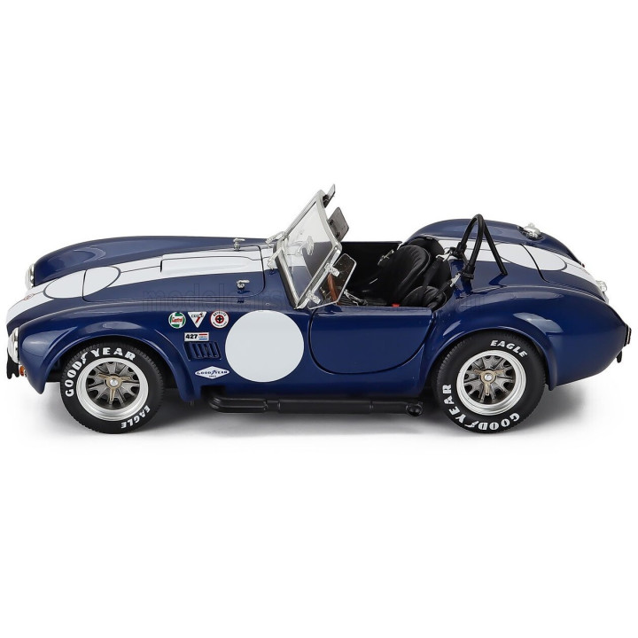 KYOSHO FORD USA SHELBY COBRA 427 S/C SPIDER 1962 - BLUE WHITE 1/18