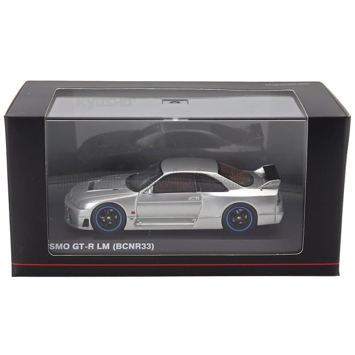 KYOSHO NISSAN NISMO GT-R LM (BCNR33) 1995 - MATT SILVER 1/43