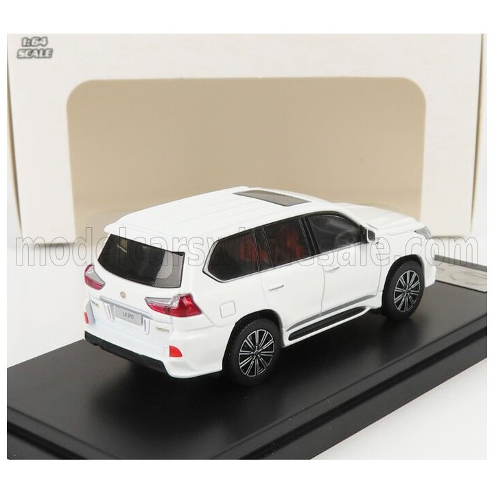 LCD MODEL LEXUS LX570 2018 - WHITE 1/64