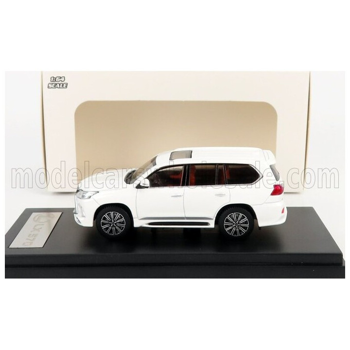 LCD MODEL LEXUS LX570 2018 - WHITE 1/64