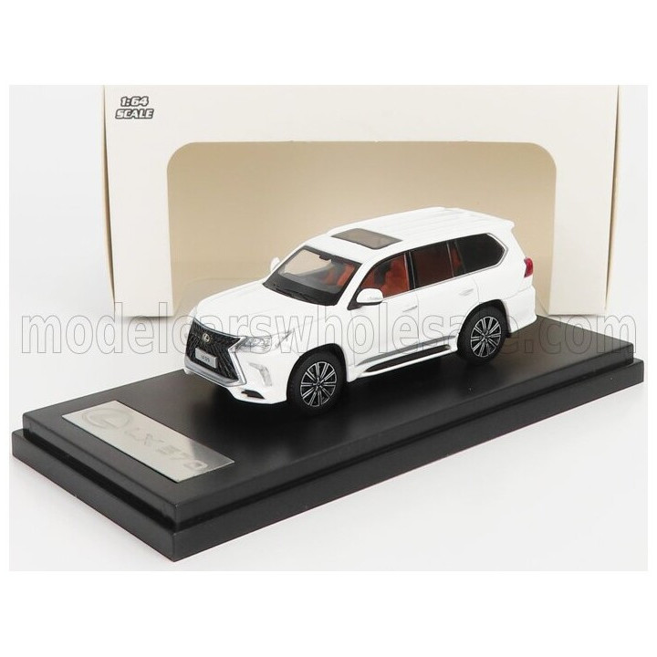 LCD MODEL LEXUS LX570 2018 - WHITE 1/64
