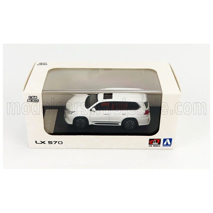 LCD MODEL LEXUS LX570 2018 - WHITE 1/64