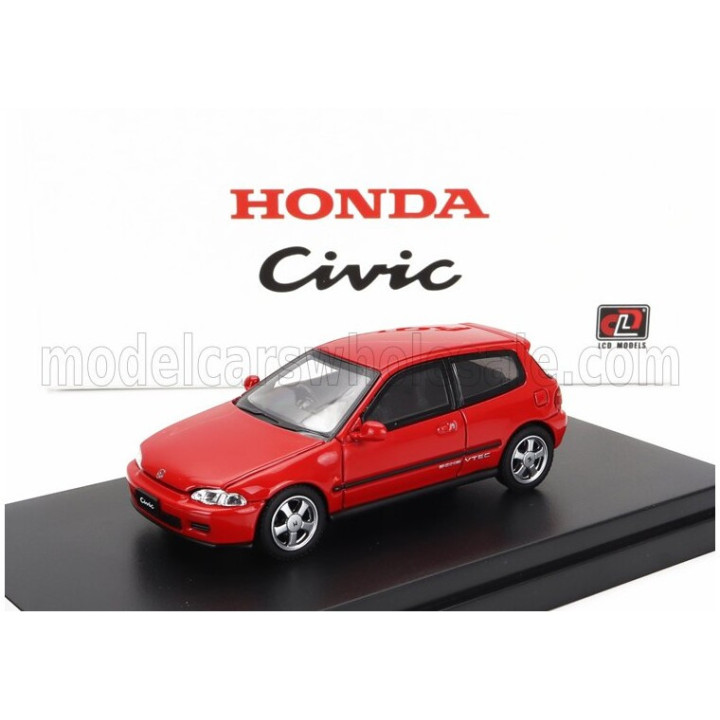 LCD MODEL HONDA CIVIC EG6 VTEC 1993 - RED 1/64