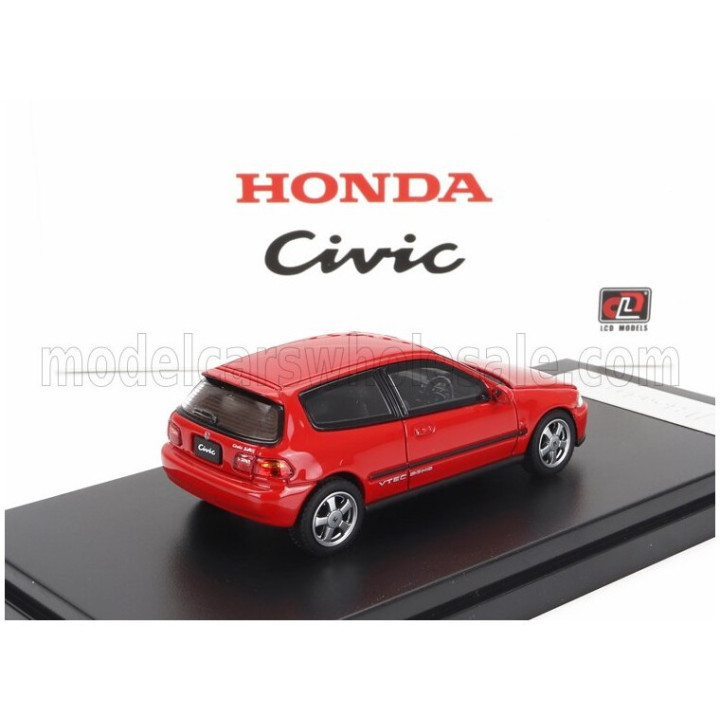 LCD MODEL HONDA CIVIC EG6 VTEC 1993 - RED 1/64