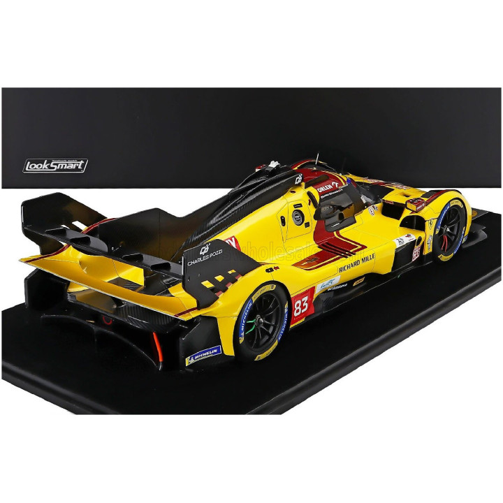 LOOKSMART FERRARI 499P 3.0L TURBO V6 TEAM AF CORSE N 83 WINNER 24h LE MANS 2025 ROBERT KUBICA - PHIL HANSON - YIFEI YE - WITH