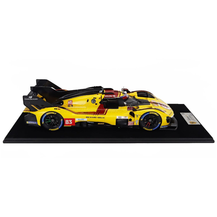 LOOKSMART FERRARI 499P 3.0L TURBO V6 TEAM AF CORSE N 83 WINNER 24h LE MANS 2025 ROBERT KUBICA - PHIL HANSON - YIFEI YE - WITH