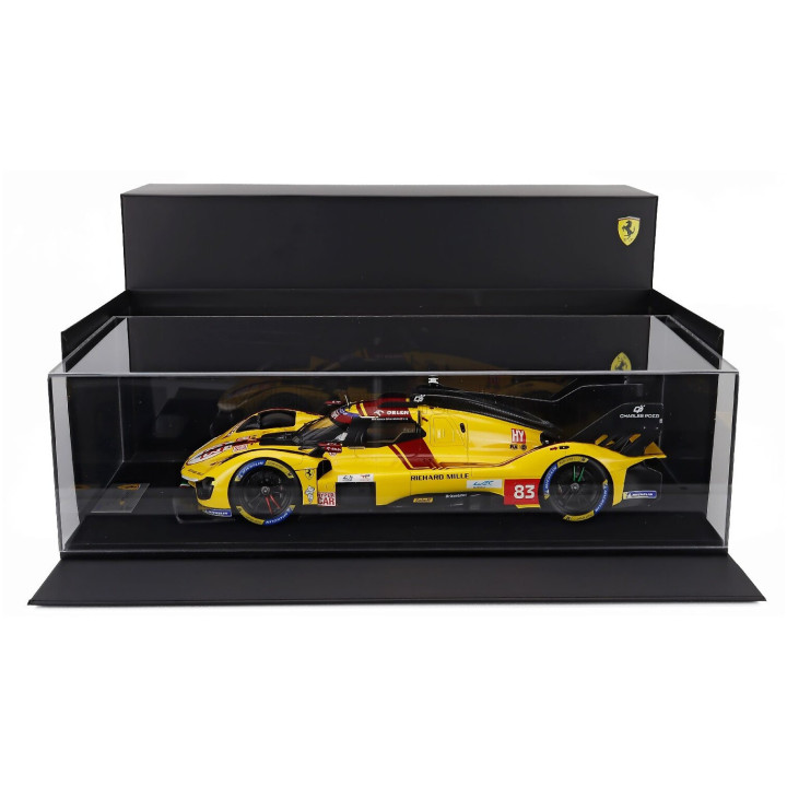 LOOKSMART FERRARI 499P 3.0L TURBO V6 TEAM AF CORSE N 83 WINNER 24h LE MANS 2025 ROBERT KUBICA - PHIL HANSON - YIFEI YE - WITH