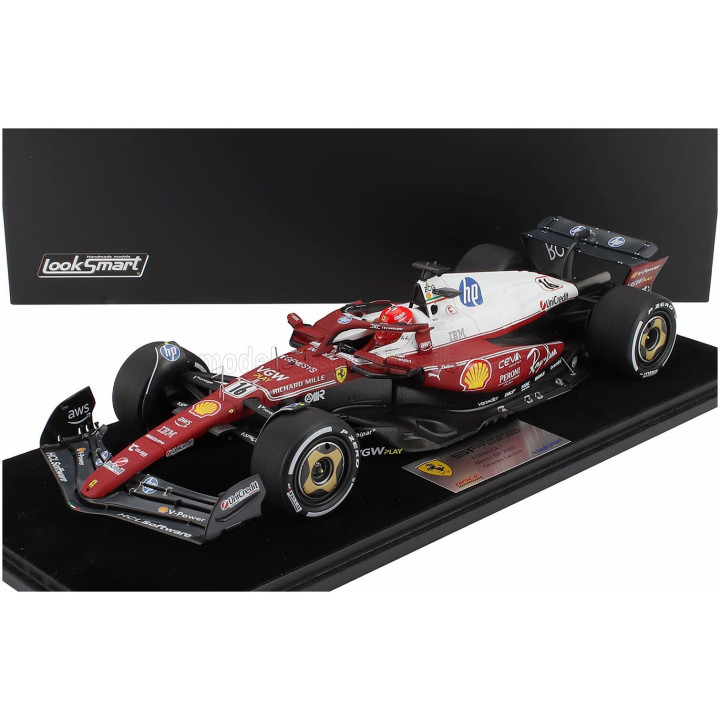 LOOKSMART FERRARI F1 SF-25 TEAM SCUDERIA FERRARI HP N 16 MONZA ITALY GP 2025 CHARLES LECLERC - NIKI LAUDA 50th ANNIVERSARY
