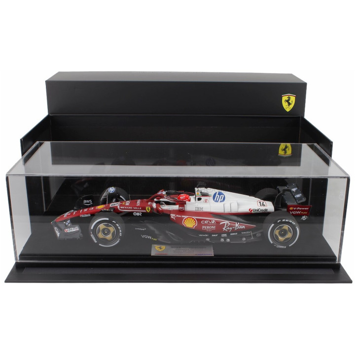 LOOKSMART FERRARI F1 SF-25 TEAM SCUDERIA FERRARI HP N 16 MONZA ITALY GP 2025 CHARLES LECLERC - NIKI LAUDA 50th ANNIVERSARY