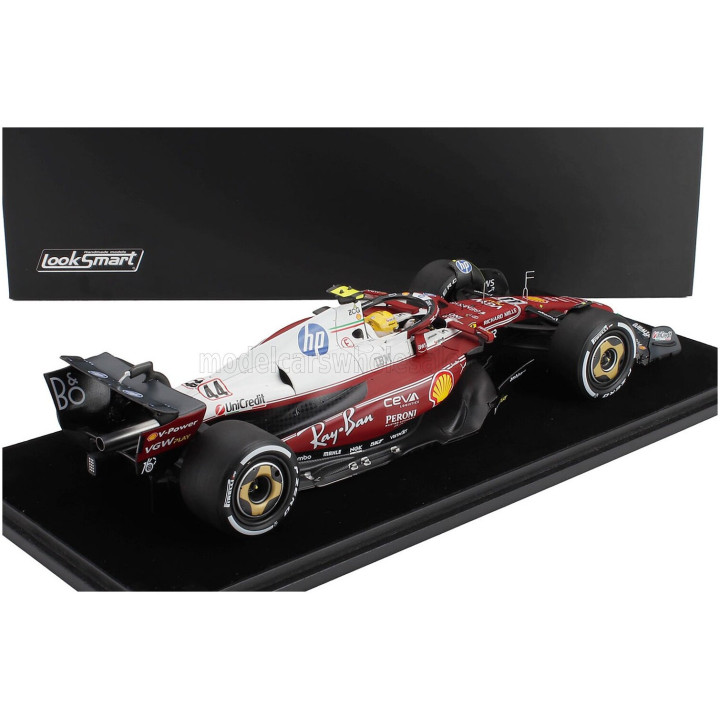 LOOKSMART FERRARI F1 SF-25 TEAM SCUDERIA FERRARI HP N 44 MONZA ITALY GP 2025 LEWIS HAMILTON - NIKI LAUDA 50th ANNIVERSARY WORLD