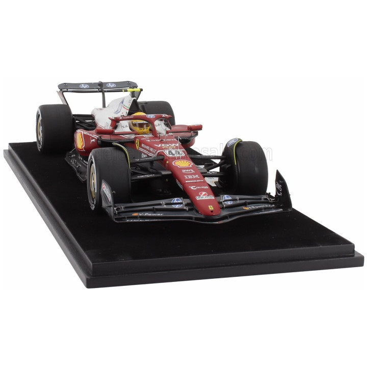 LOOKSMART FERRARI F1 SF-25 TEAM SCUDERIA FERRARI HP N 44 MONZA ITALY GP 2025 LEWIS HAMILTON - NIKI LAUDA 50th ANNIVERSARY WORLD