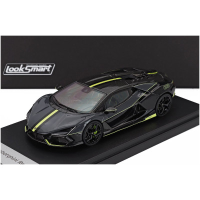 LOOKSMART LAMBORGHINI REVUELTO HYBRID N 63 2024 - GRIGIO TELESTO - GREY BLACK GREEN 1/43