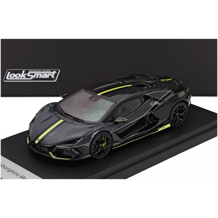 LOOKSMART LAMBORGHINI REVUELTO HYBRID N 63 2024 - GRIGIO TELESTO - GREY BLACK GREEN 1/43