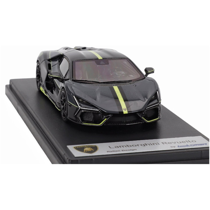 LOOKSMART LAMBORGHINI REVUELTO HYBRID N 63 2024 - GRIGIO TELESTO - GREY BLACK GREEN 1/43