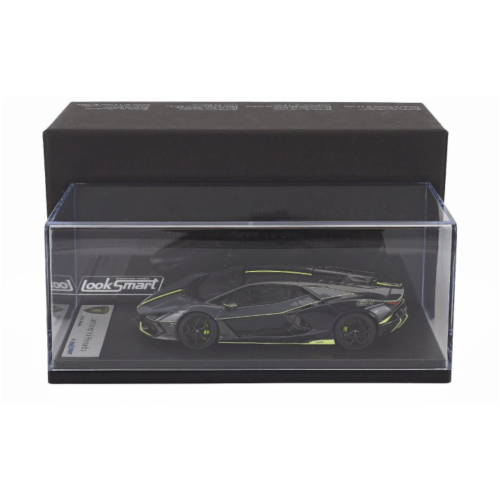 LOOKSMART LAMBORGHINI REVUELTO HYBRID N 63 2024 - GRIGIO TELESTO - GREY BLACK GREEN 1/43
