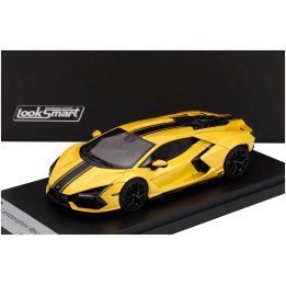 LOOKSMART LAMBORGHINI REVUELTO - 20th ANNIVERSARY CHINA - 2023 - GIALLO INTI - YELLOW BLACK 1/43