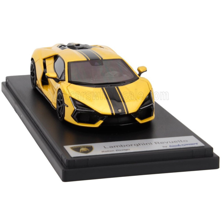 LOOKSMART LAMBORGHINI REVUELTO - 20th ANNIVERSARY CHINA - 2023 - GIALLO INTI - YELLOW BLACK 1/43