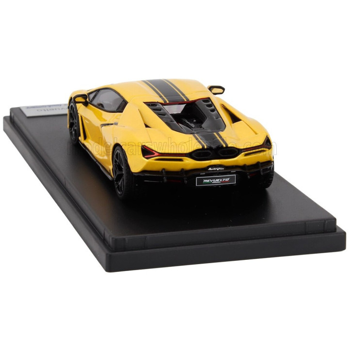 LOOKSMART LAMBORGHINI REVUELTO - 20th ANNIVERSARY CHINA - 2023 - GIALLO INTI - YELLOW BLACK 1/43