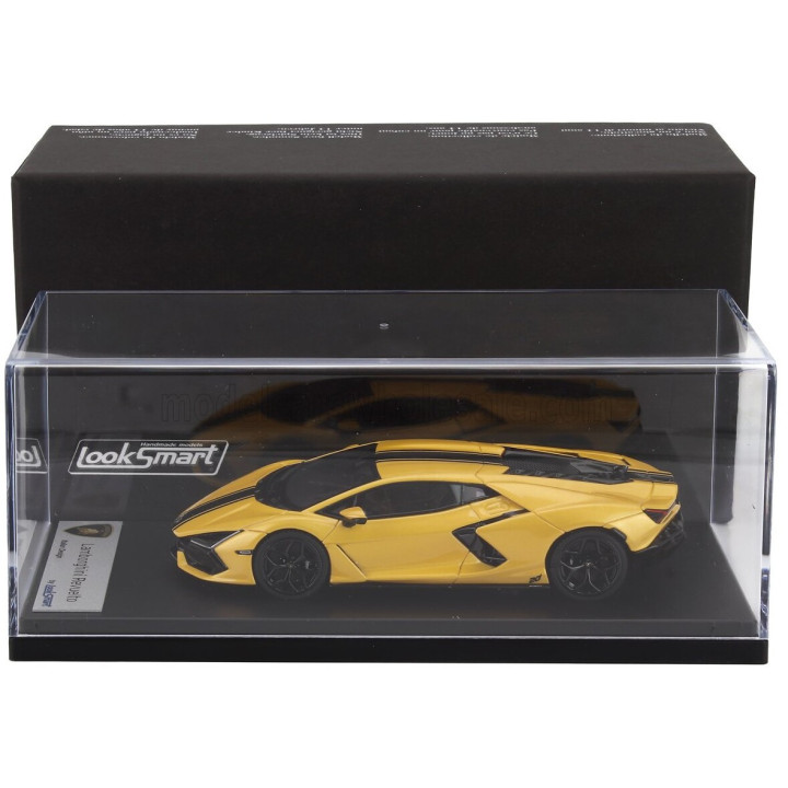 LOOKSMART LAMBORGHINI REVUELTO - 20th ANNIVERSARY CHINA - 2023 - GIALLO INTI - YELLOW BLACK 1/43