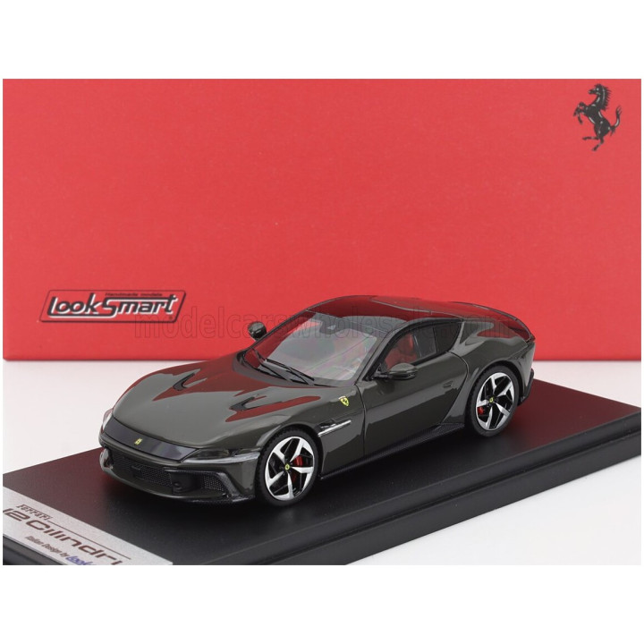 LOOKSMART FERRARI 12CILINDRI V12 830cv 2024 - GRIGIO SCURO 792 - GREY BLACK 1/43