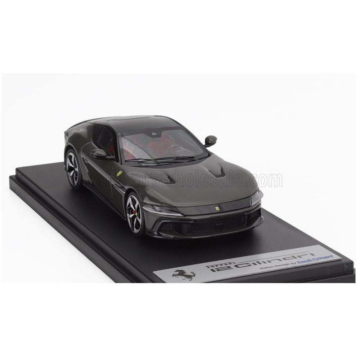 LOOKSMART FERRARI 12CILINDRI V12 830cv 2024 - GRIGIO SCURO 792 - GREY BLACK 1/43