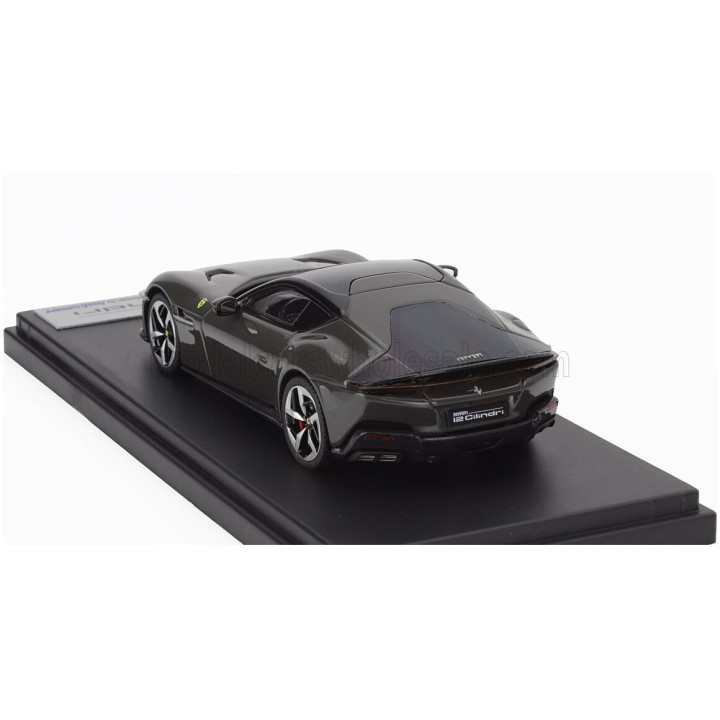 LOOKSMART FERRARI 12CILINDRI V12 830cv 2024 - GRIGIO SCURO 792 - GREY BLACK 1/43