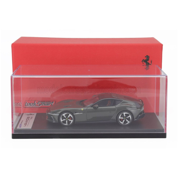 LOOKSMART FERRARI 12CILINDRI V12 830cv 2024 - GRIGIO SCURO 792 - GREY BLACK 1/43
