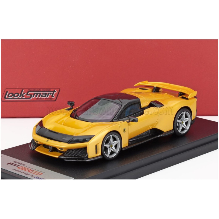 LOOKSMART FERRARI F80 2024 - GIALLO TRISTRATO - YELLOW MET BLACK 1/43