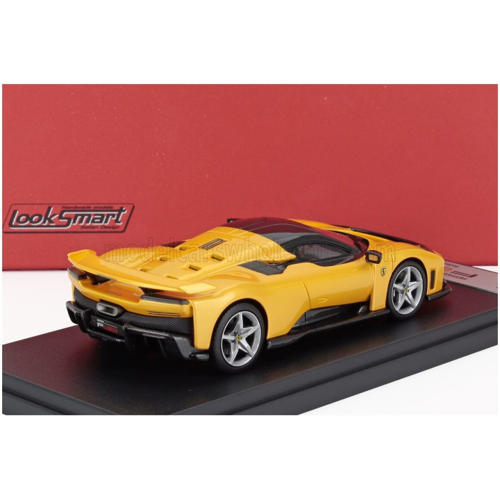 LOOKSMART FERRARI F80 2024 - GIALLO TRISTRATO - YELLOW MET BLACK 1/43