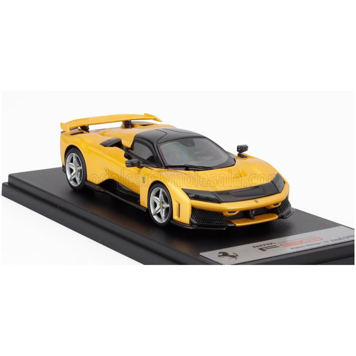 LOOKSMART FERRARI F80 2024 - GIALLO TRISTRATO - YELLOW MET BLACK 1/43