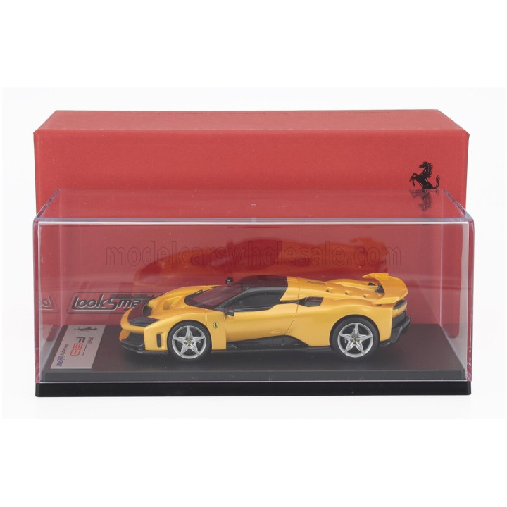 LOOKSMART FERRARI F80 2024 - GIALLO TRISTRATO - YELLOW MET BLACK 1/43