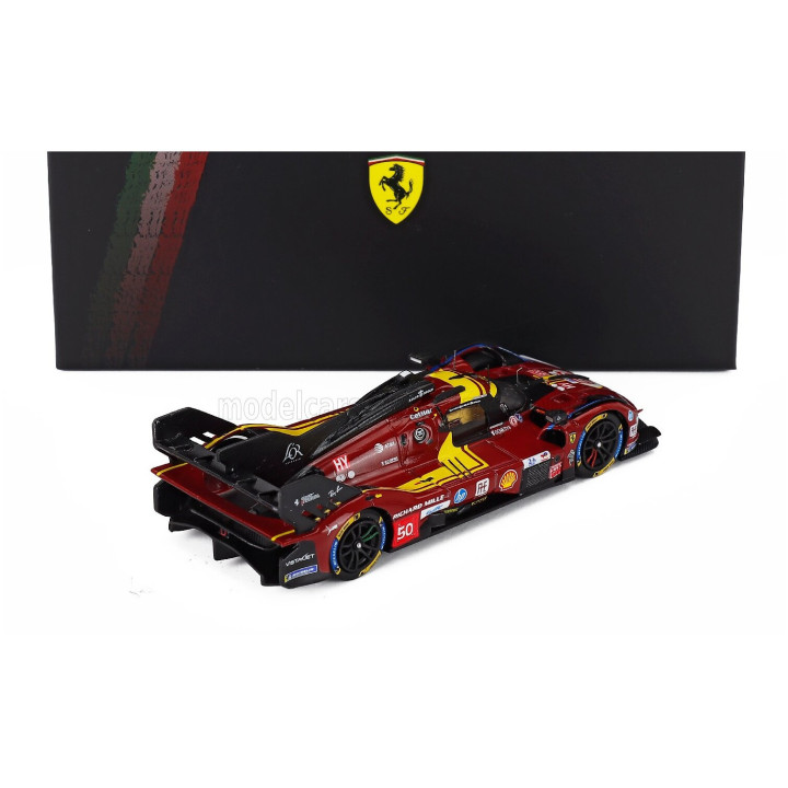 LOOKSMART FERRARI 499P 3.0L TURBO V6 TEAM FERRARI AF CORSE N 50 24h LE MANS 2025 ANTONIO FUOCO - MIGUEL MOLINA - NICKLAS