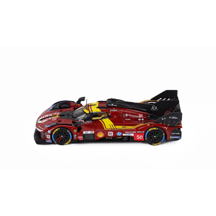 LOOKSMART FERRARI 499P 3.0L TURBO V6 TEAM FERRARI AF CORSE N 50 24h LE MANS 2025 ANTONIO FUOCO - MIGUEL MOLINA - NICKLAS
