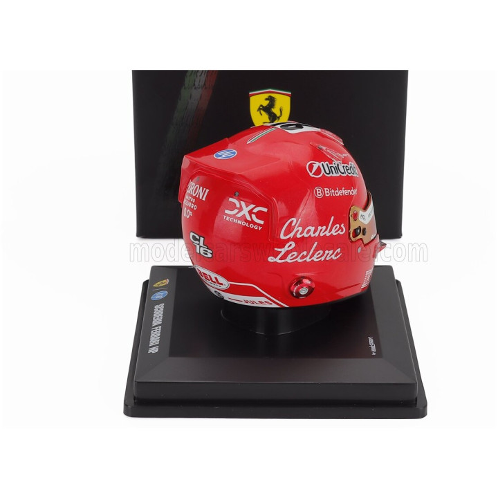 LOOKSMART BELL HELMET CASCO HELMET F1 CHARLES LECLERC TEAM FERRARI HP N 16 MONZA ITALY GP 2025 - NIKI LAUDA 50th ANNIVERSARY