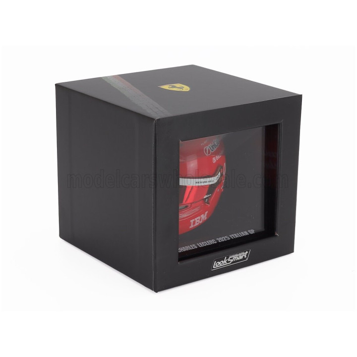 LOOKSMART BELL HELMET CASCO HELMET F1 CHARLES LECLERC TEAM FERRARI HP N 16 MONZA ITALY GP 2025 - NIKI LAUDA 50th ANNIVERSARY