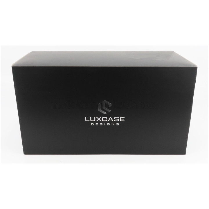 LUXCASE VETRINA DISPLAY BOX BASE IN ECOPELLE ROSSA - SYNTHETIC LEATHER BASE RED - Lungh.LENGHT 45.8 cm X Largh.WIDTH 25.1 cm X