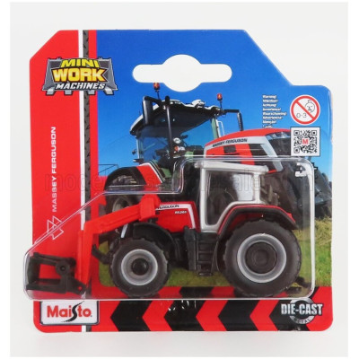 MAISTO MASSEY FERGUSON 8S.265 TRACTOR 2020 - RED GREY 1/64