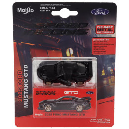 MAISTO FORD USA MUSTANG GTD COUPE 2025 - BLACK 1/64
