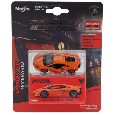 MAISTO LAMBORGHINI TEMERARIO 2024 - ORANGE 1/64