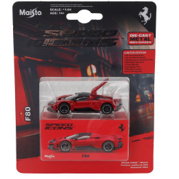 MAISTO FERRARI F80 2024 - RED 1/64