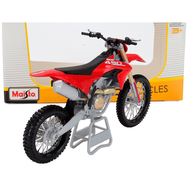 MAISTO DUCATI DESMO 450 MX CROSS 2026 - RED 1/12