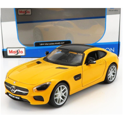 MAISTO MERCEDES BENZ GT-S AMG (C190) 2014 - YELLOW 1/24