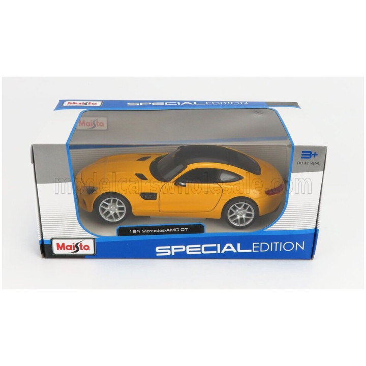 MAISTO MERCEDES BENZ GT-S AMG (C190) 2014 - YELLOW 1/24
