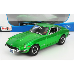 MAISTO NISSAN DATSUN 240Z COUPE 1971 - GREEN MET 1/18