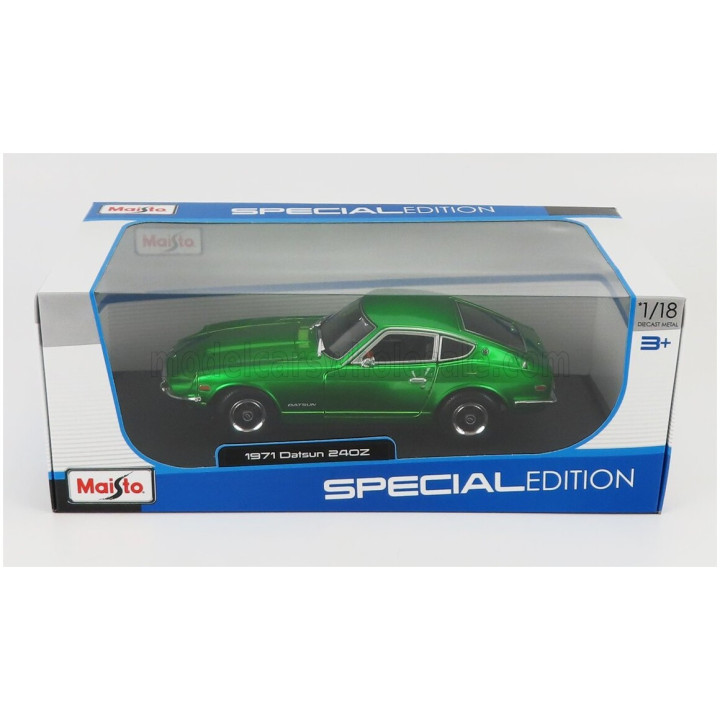 MAISTO NISSAN DATSUN 240Z COUPE 1971 - GREEN MET 1/18