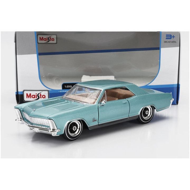 MAISTO BUICK RIVIERA 1965 - BLUE 1/26