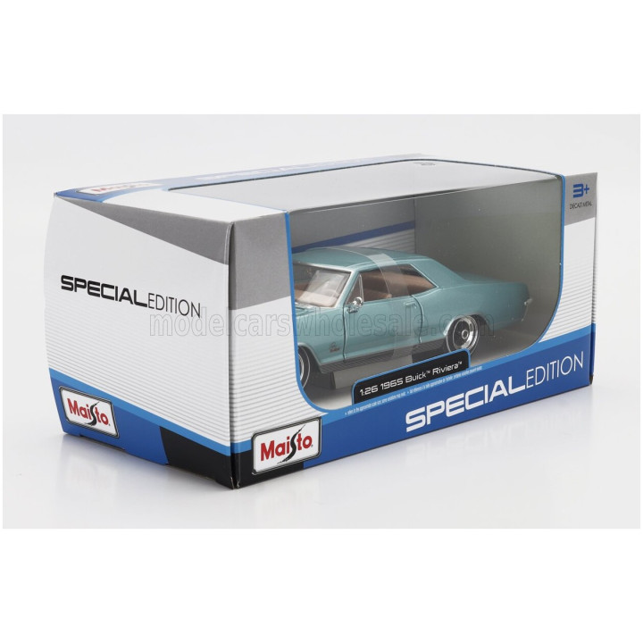 MAISTO BUICK RIVIERA 1965 - BLUE 1/26