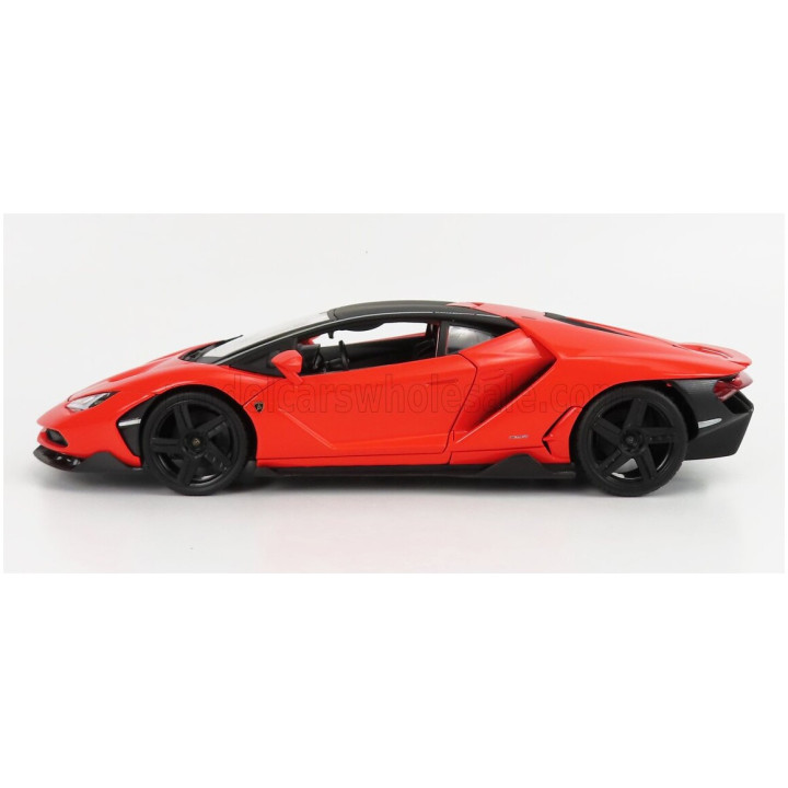 MAISTO LAMBORGHINI CENTENARIO LP770-4 2016 - ORANGE BLACK 1/18