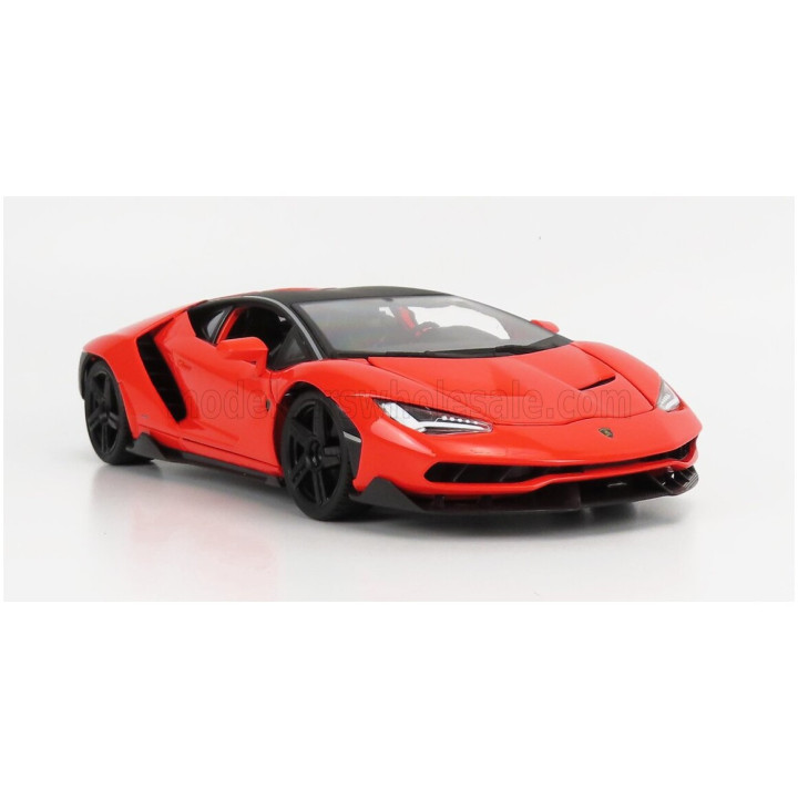 MAISTO LAMBORGHINI CENTENARIO LP770-4 2016 - ORANGE BLACK 1/18
