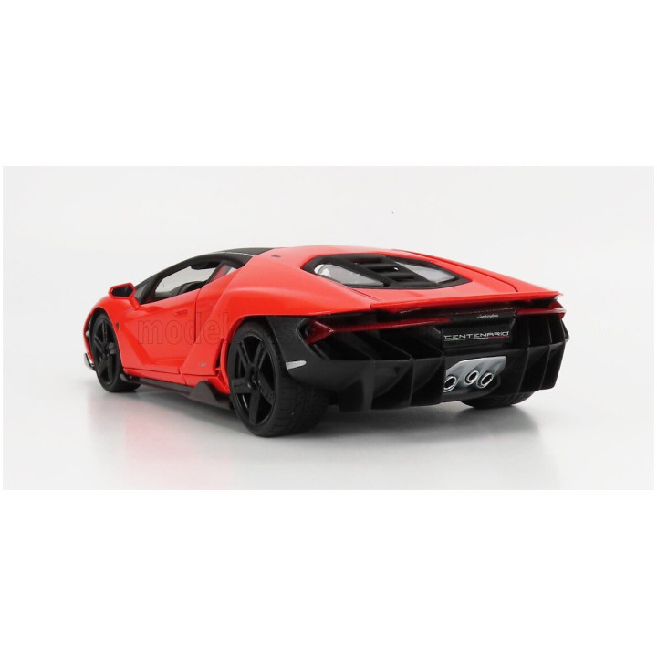 MAISTO LAMBORGHINI CENTENARIO LP770-4 2016 - ORANGE BLACK 1/18